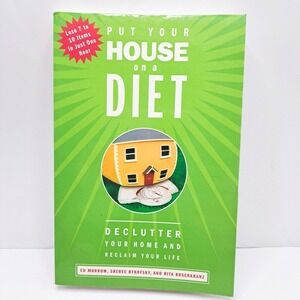 Put Your House on a Diet Ed Morrow Declutter Home‎ Paperback Self-Help Book